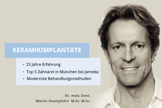 Keramikimplantate München dr. Desmyttere zahnarzt smileforever  